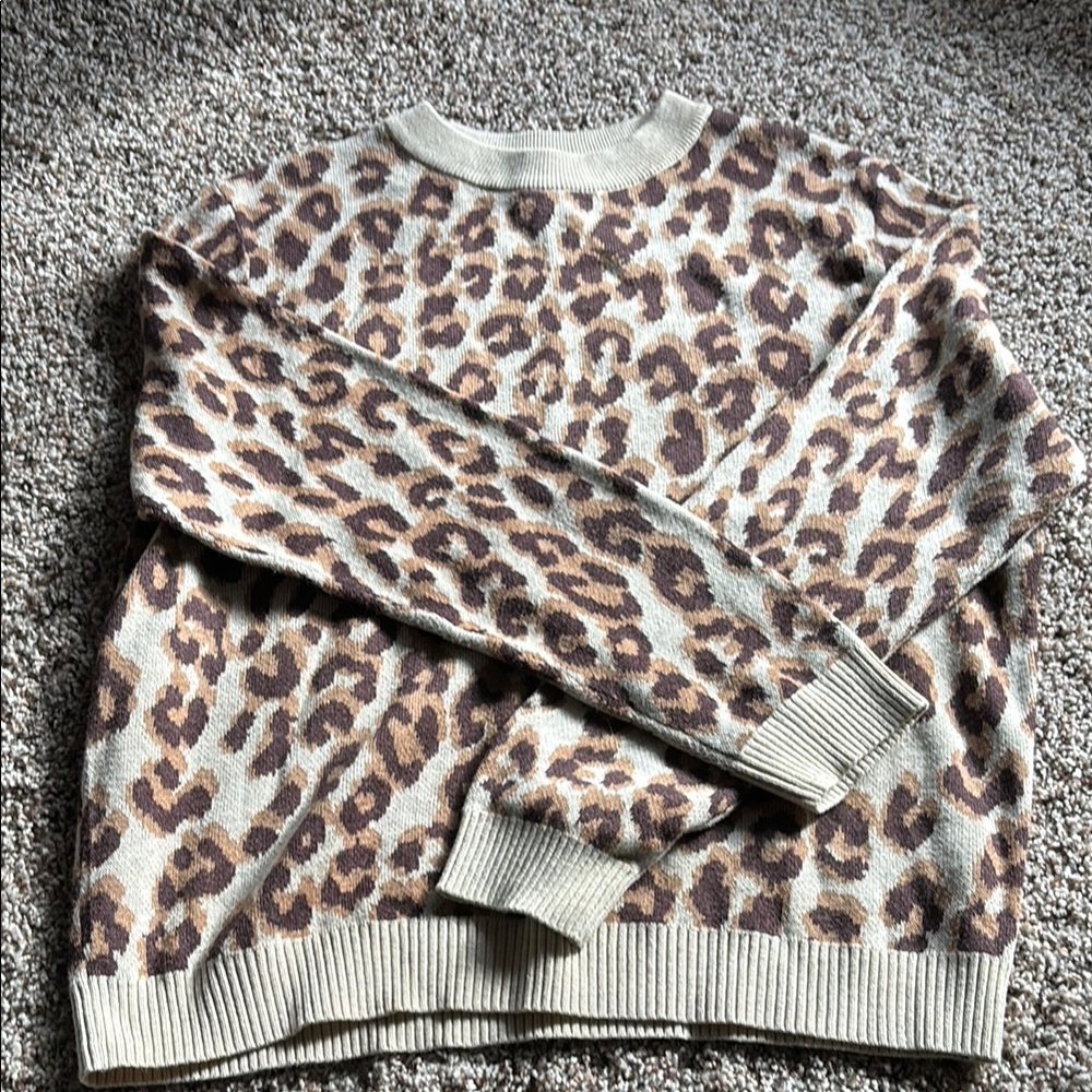 Leopard Print Sweater